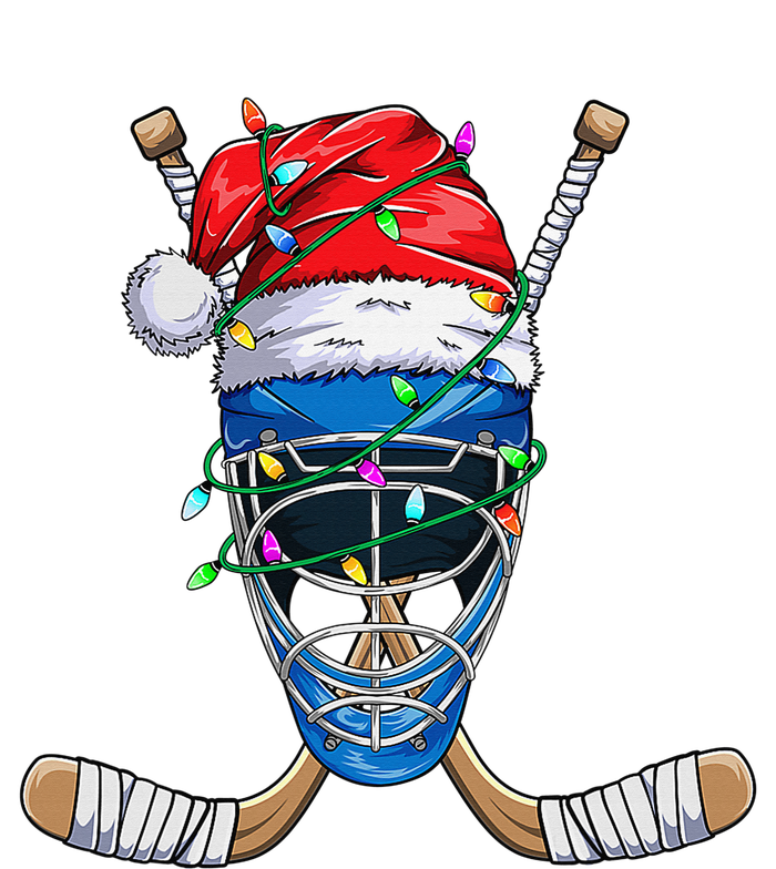 Christmas Santa Claus Player Ice Hockey Funny T-Shirt