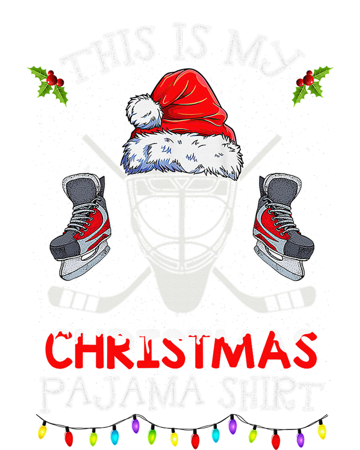 This Is My Christmas Pajama Funny Ice hockey Christmas T-Shirt