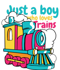 Just A Boy Who Loves Trains Cute Tie-Dye T-Shirt