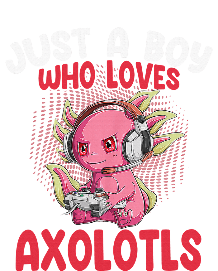 Just a  Who Loves Axolotls Funny Axolotl Gamer T-Shirt