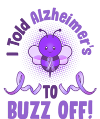 I Told Alzheimer's To Buzz Off Purple Ribbon Bee Ladies Essential Flowy Tank