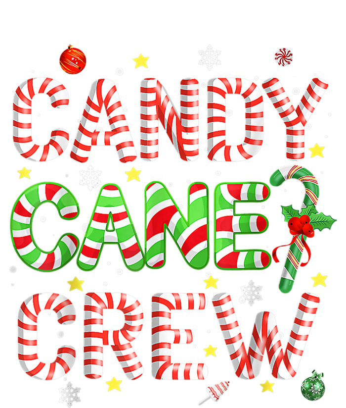 Candy Cane Crew Christmas Candy Love Funny Family Pajama Pom Pom 12in Knit Beanie