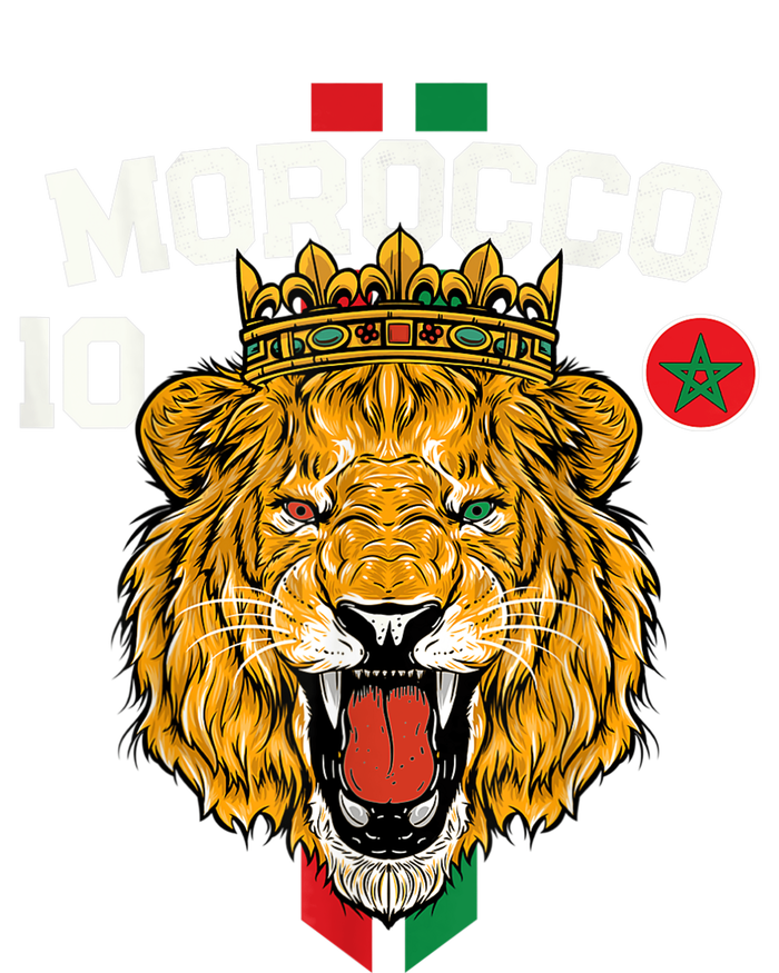 Morocco Lion Flag Sport Soccer Jersey Tee Football Proud Performance Fleece Hoodie