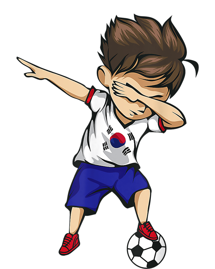 Dabbing Soccer  South Korea Jersey Shirt Korean Football T-Shirt