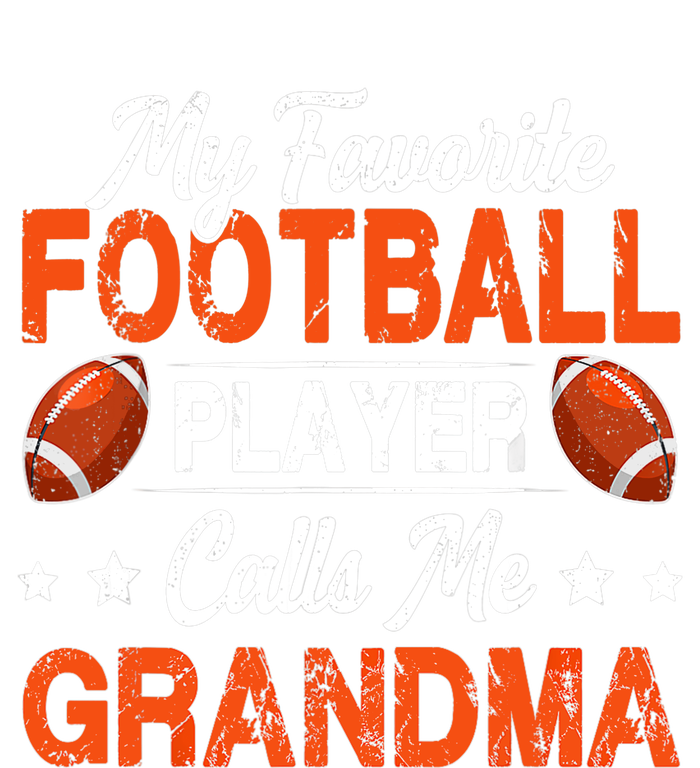 My Favorite Football Player Calls Me Grandma Football Lover Dry Zone Grid Polo