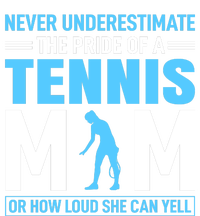 Never Underestimate The Pride Of A Tennis Mom Women's Fleece Hoodie