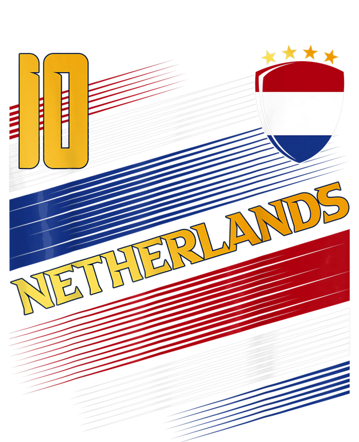 Netherlands Soccer Dutch Flag Football Retro 10 Jersey T-Shirt