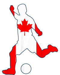 Canada Flag Soccer Player Canadian Pride Short Acrylic Beanie