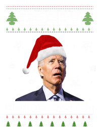 Santa Joe Biden Merry 4th Of Easter Ugly Christmas Sweater Christmas Gift Womens CVC Long Sleeve Shirt