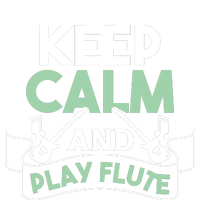 Keep Calm And Pay Flute Funny Flute Player Flute Lover Quote Bumper Sticker