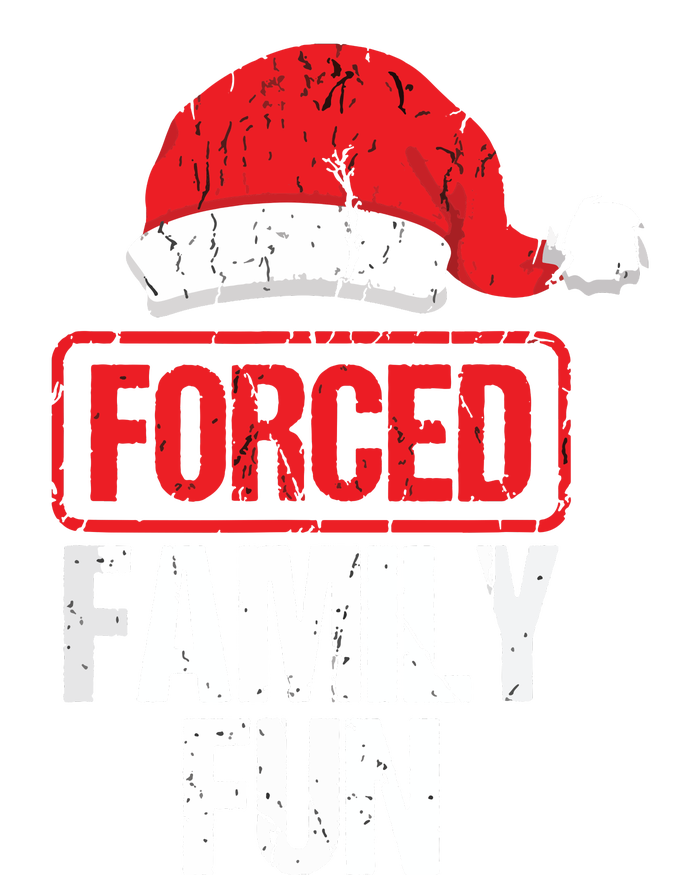 Forced Family Fun Winter Holidays Funny Christmas Long Sleeve Shirt