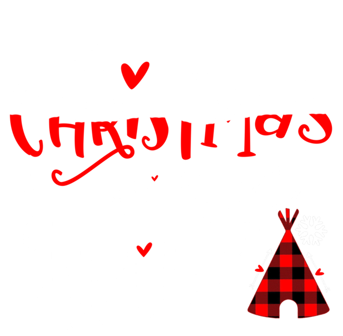 Christmas With My Tribe Red Plaid Family Matching Outfit Gift Infant Baby Jersey Bodysuit