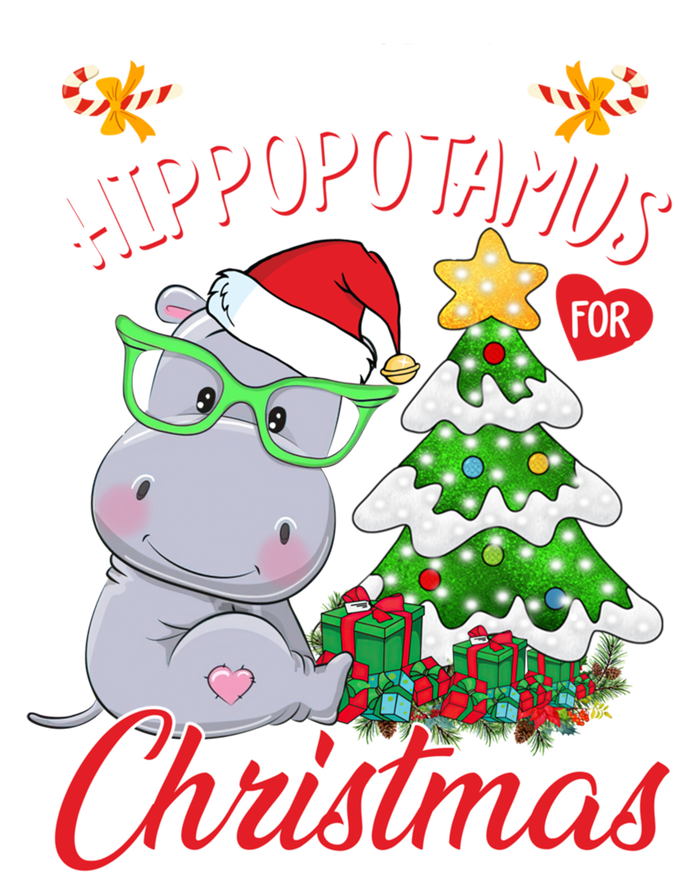 I Want A Hippopotamus For Christmas Xmas Hippo For Gift T-Shirt