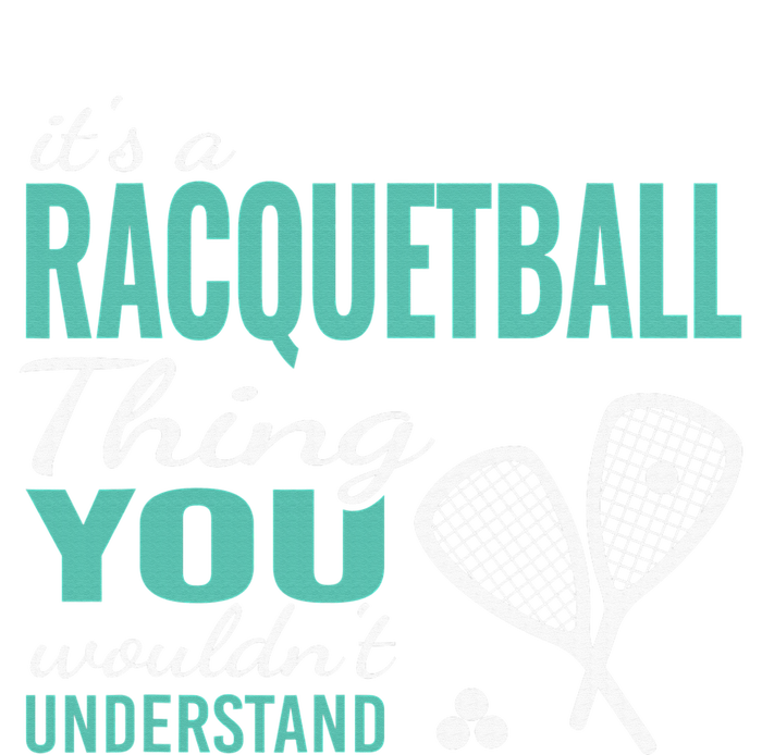 It's a racquetball thing you wouldn't understand funny quote V-Neck T-Shirt