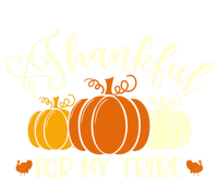 Thanksgiving Thankful For My Tribe Pumpkins Gift Zip Tote Bag