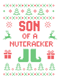 Ugly Christmas Sweater Son Of A Nutcracker Funny Meaningful Gift Women's Flannel Pajama Set