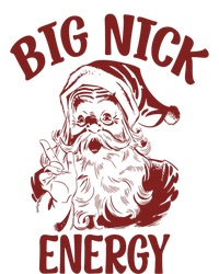 Big Nick Energy Funny Family Christmas Santa Cute Xmas Women's Flannel Pajama Set