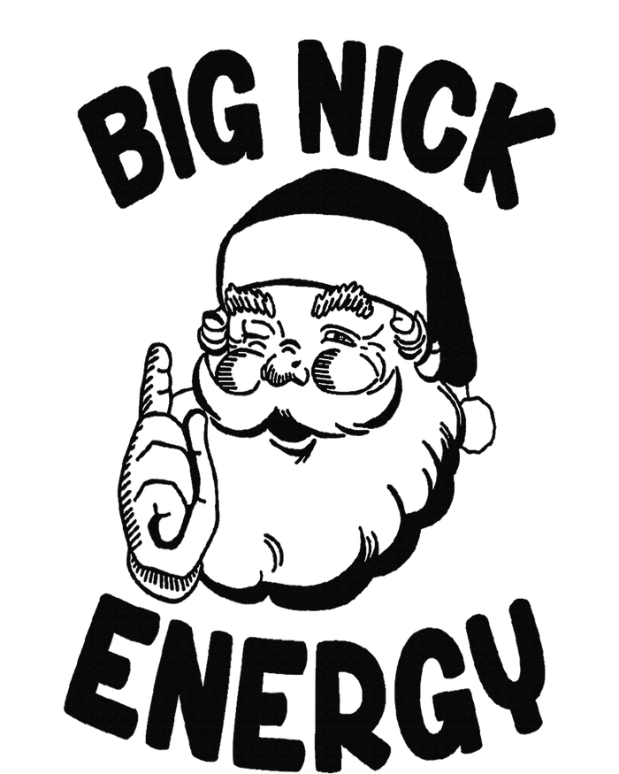 Big Nick Energy Santa Naughty Adult Humor Funny Christmas High Crown Mesh Back Trucker Hat