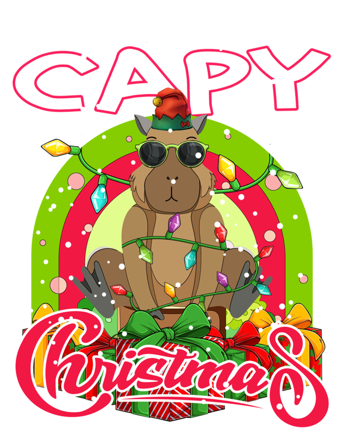 Capy Christmas Funny Capybara Funny Christmas Funny Gift 16 in Basic Backpack