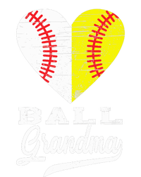 Ball Grandma Baseball Softball Heart Sport Lover Funny Gifts Valucap Bio-Washed Visor