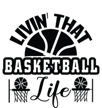 Livin' That Basketball Life Gift For Basketball Fan Team Sport Bball Tie-Dye T-Shirt