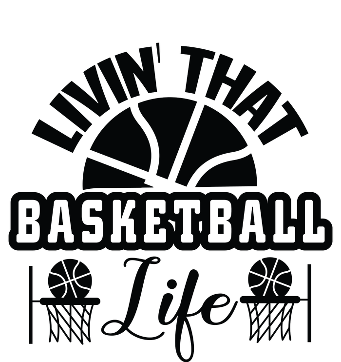 Livin' That Basketball Life Gift For Basketball Fan Team Sport Bball Tie-Dye T-Shirt