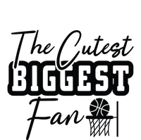 The Cutest Biggest Fan Gift For Basketball Team Sport Bball T-Shirt