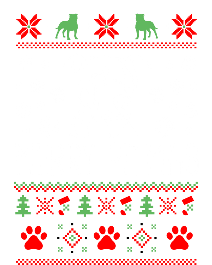 Pitbull Christmas Lovers Merry Pitmas Ugly Christmas Great Gift Tank Top