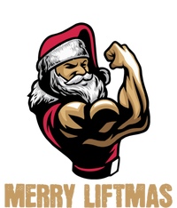 Santa Claus Gym Bodybuilding Fitness Merry Liftmas Xmas Tee Gift Women's T-Shirt