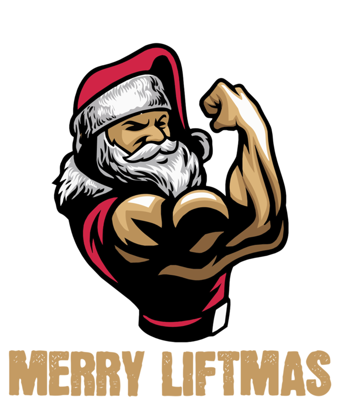 Santa Claus Gym Bodybuilding Fitness Merry Liftmas Xmas Tee Gift Women's T-Shirt