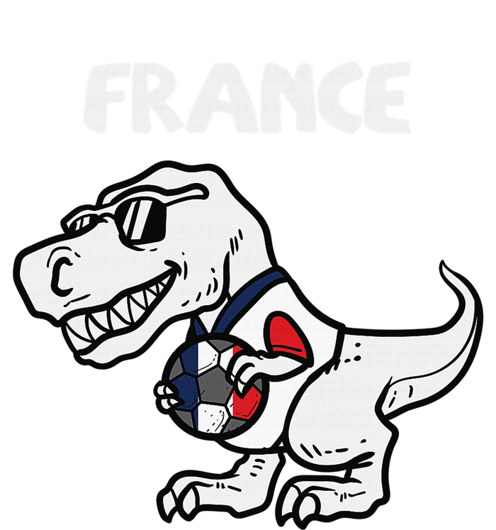 France Trex Dino French Flag Soccer Fan Performance Fleece Hoodie