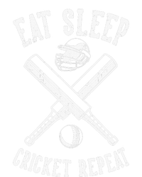 Eat Sleep Cricket Repea Cricketer Batsman Batting Bowling T-Shirt