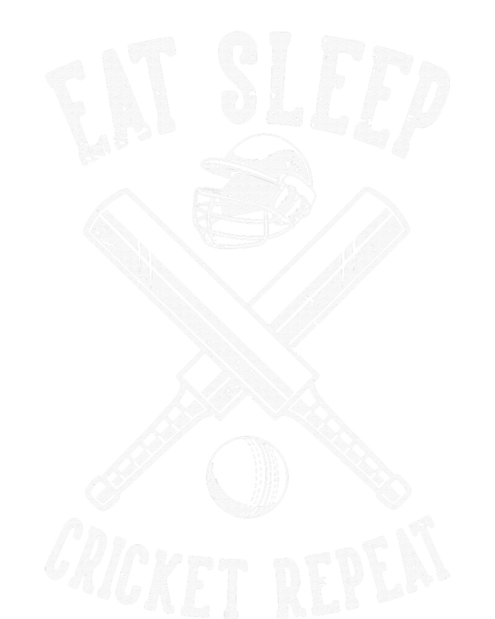 Eat Sleep Cricket Repea Cricketer Batsman Batting Bowling T-Shirt