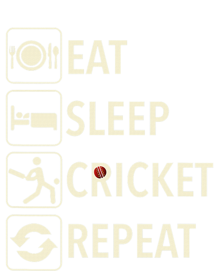 Vintage Eat Sleep Cricket Repeat Cricket Player T-Shirt