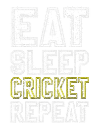 Eat Sleep Cricket Repeat Funny Cricket Sports Fans Women's Fleece Hoodie