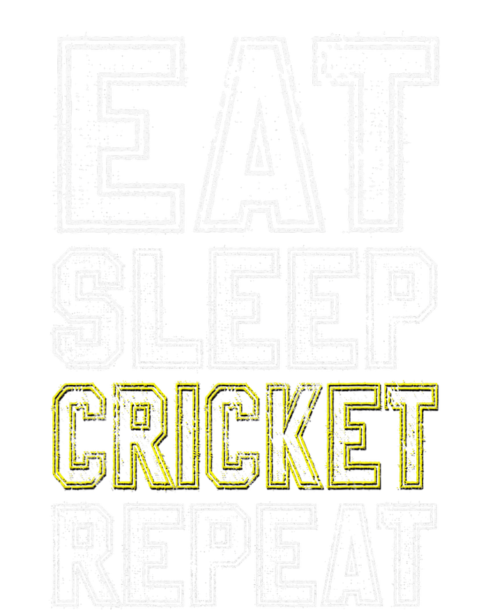 Eat Sleep Cricket Repeat Funny Cricket Sports Fans Women's Fleece Hoodie