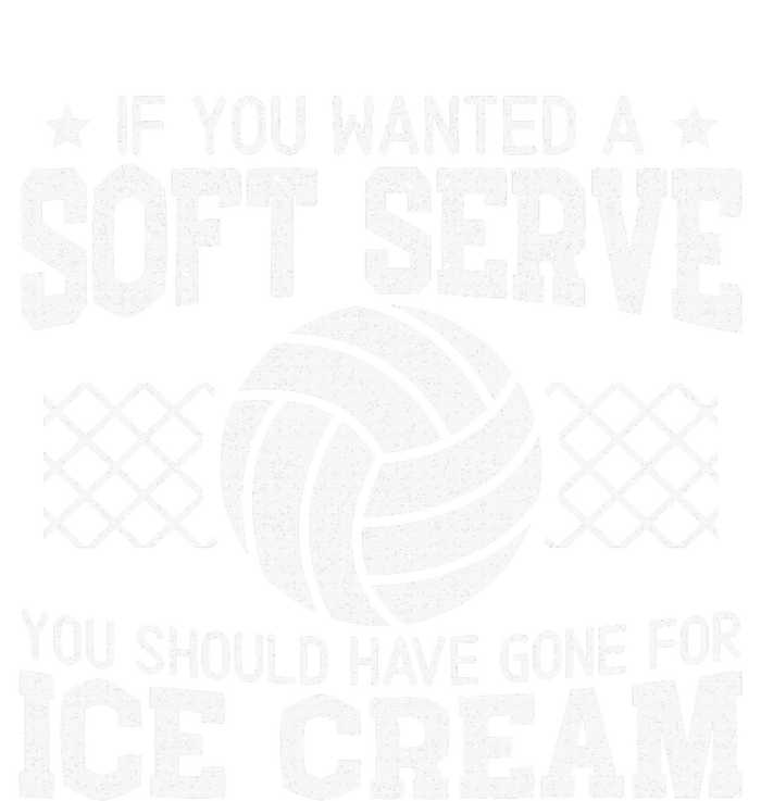 Retro If You Want A Soft Serve Go Get Ice Cream Volleyball Valucap Bio-Washed Visor