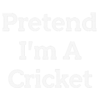 Pretend I'm A Cricket Costume Funny Lazy Halloween Party Women's V-Neck T-Shirt