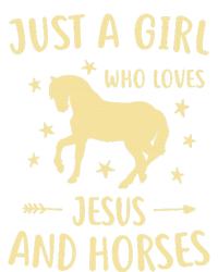 Just A  Who Loves Jesus And Horses Tote Bag