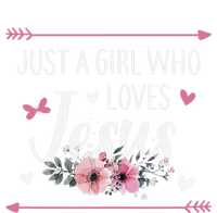 Just A  Who Loves Jesus Religious Christian Kids Tie-Dye T-Shirt