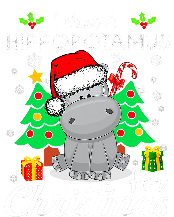 I Want A Hippopotamus For Christmas Xmas Hippo Pajama T-Shirt