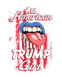 All American Trump Girl 2024 Shirts Trump Flag Women Girls Women's Racerback Tank