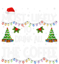 Most Likely To Drink All The Coffee Christmas Poster