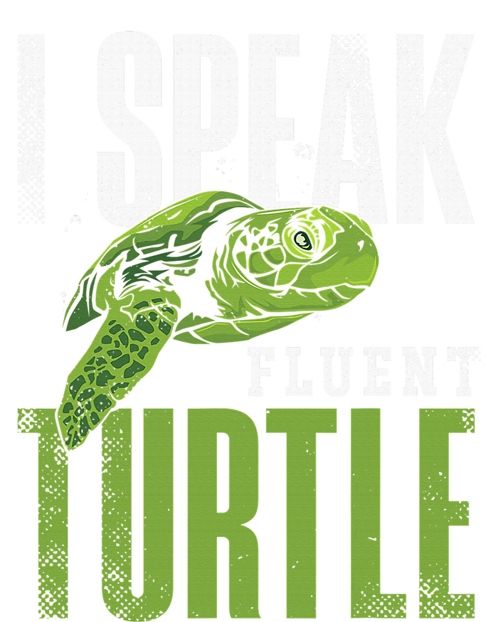 Sea Turtle Tortoise I Speak Fluent Turtle Women's V-Neck T-Shirt