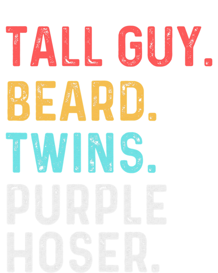 dude tall guy beard twins purple hoser Tall Hoodie