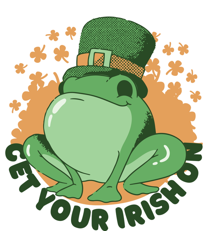 Get Your Irish On St Patricks Day Frog Yupoong Adult 5-Panel Trucker Hat