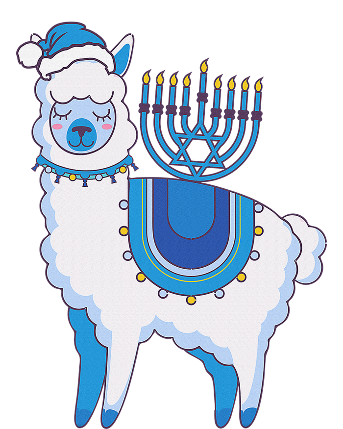 Happy Hanukkah Llamakkah Llama Menorah Alpaca Jewish Holiday  T-Shirt