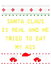 Santa Claus Is Real And He Tried To Eat My Ass Christmas Pom Pom 12in Knit Beanie