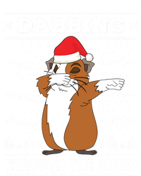 Dabbing Through The Snow Guinea Pig Ugly Christmas Sweater Cool Gift Women's Racerback Tank