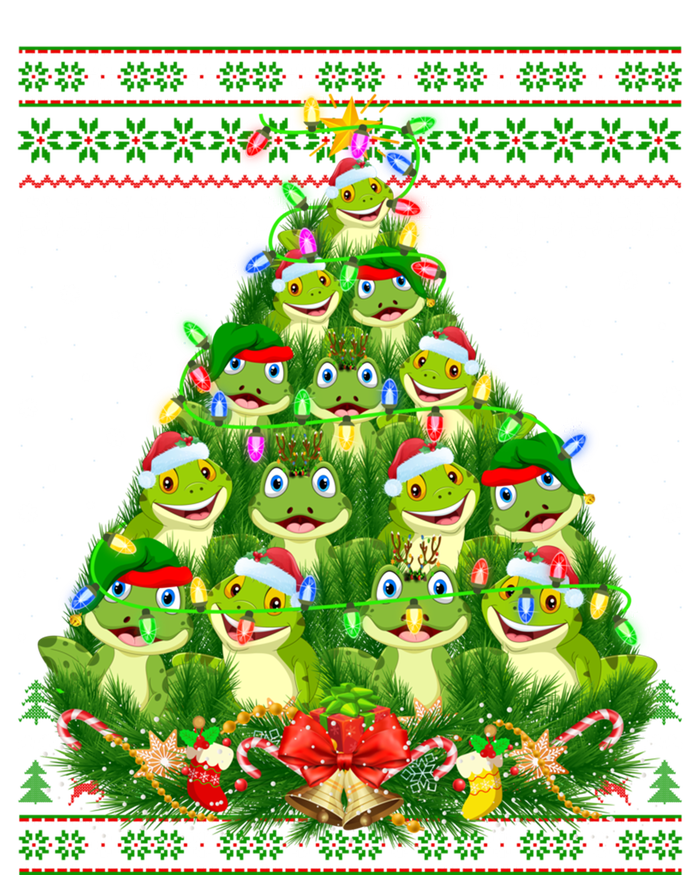 Frog Xmas Lighting Tree Santa Frog Ugly Christmas Great Gift Kids Long Sleeve Shirt